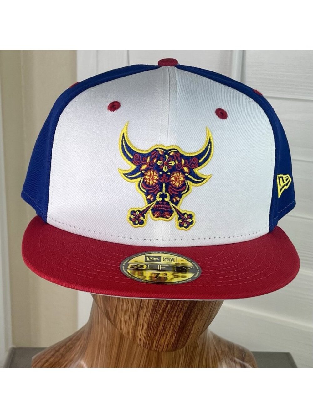 New Era 59Fifty MiLB Durham Bulls ‘Copa De La Diversion’  Fitted Hat 7 3/4 - NWT